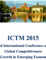 ICTM 2015 Proceedings of the Third International Conference on ICT Management for Global Competitiveness and Economic Growth in Emerging Economies ICTM 2015 Conference Theme: Socio-economic sciences and challenges of modern technology and planetary commun